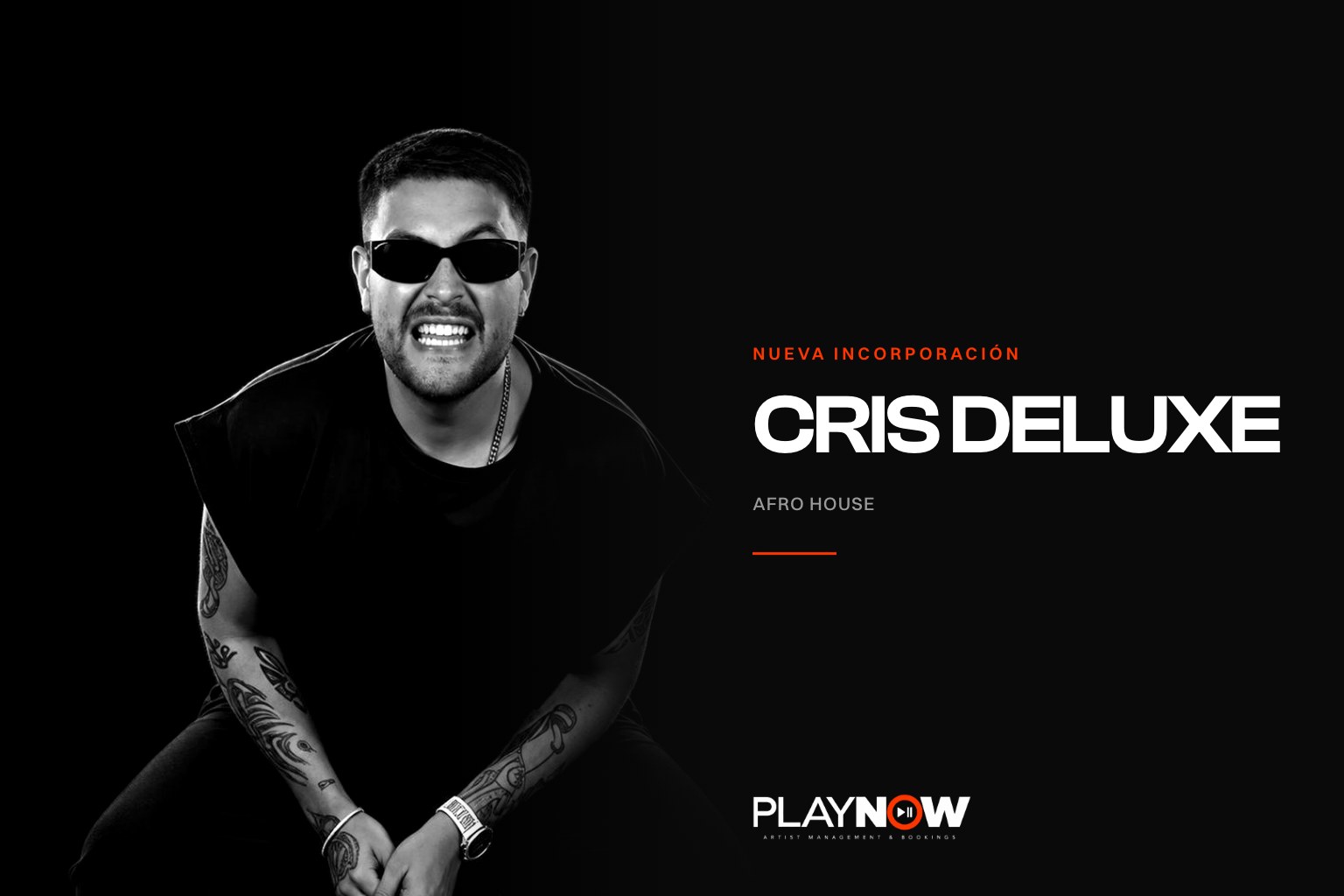 Cris Deluxe, DJ internacional entre Ibiza y Murcia y director artístico de Baloo Ibiza, retrato para PLAYNOW