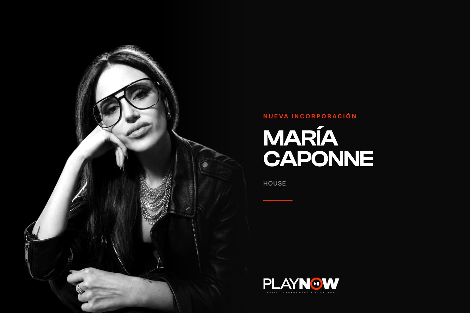 María Caponne, DJ y promotora madrileña de house y tech house, retrato para PLAYNOW