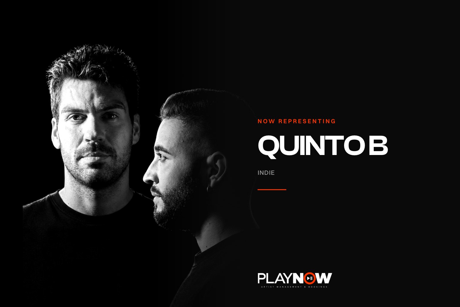 Quinto B, indie and pop DJ project resident in Madrid, portrait for PLAYNOW