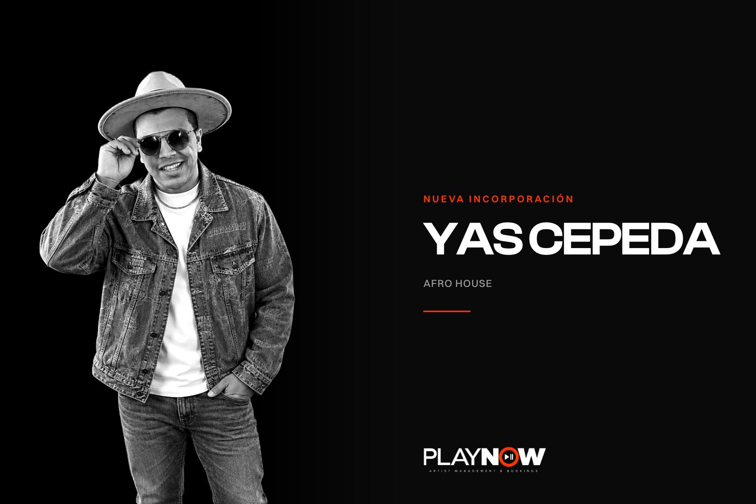 Yas Cepeda, DJ y productor español de afro house y latin house, retrato para PLAYNOW