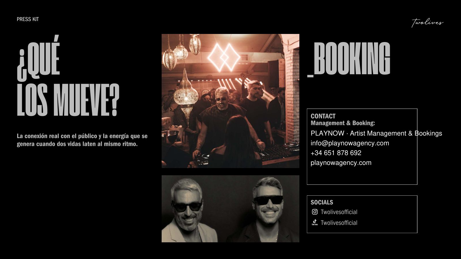 Two Lives · Press kit · 6/8